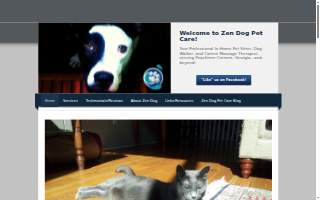 Zen Dog Pet Care of Johns Creek website