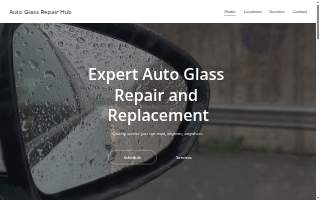 Auto Glass Repair Hub website