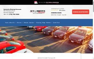 Automotive Blessings website