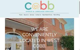 Cobb Speech & Language Services website