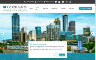 Coker James Accountants, an Archer Lewis firm website