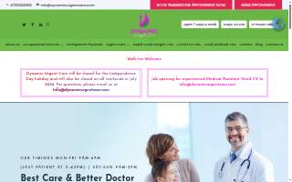 Dynamic Urgent Care website