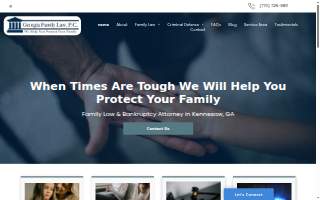 Georgia Family Law P.C. website
