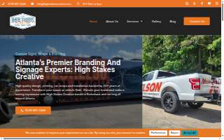 High Stakes Creative website