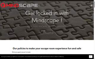 Mindscape Escape Rooms website