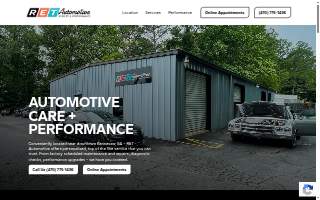 Ret Automotive website