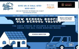 Retro Roofers website