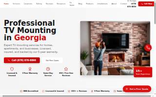 The TV Mount Men website