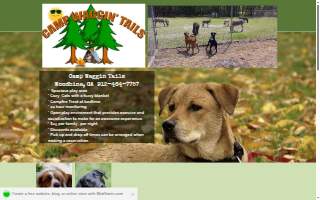 Camp Waggin Tails website