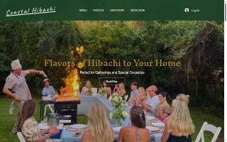 Coastal Hibachi website