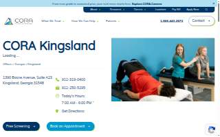 CORA Physical Therapy Kingsland website
