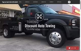 Discount Auto Towing website