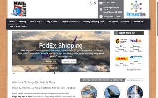 Kings Bay Mail & More website