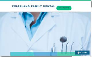 Kingsland Family Dental website