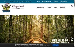 Kingsland Visitors Services & Welcome Center website