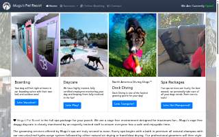 Mugus Pet Resort website