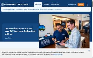 Navy Federal Credit Union of Fort Campbell North website