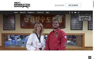 Next Generation Martial Arts website