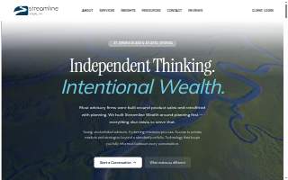 Streamline Wealth website