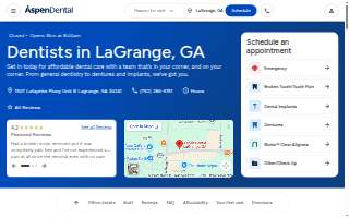 Aspen Dental - LaGrange website