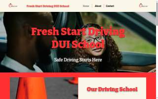 Fresh Start Driving DUI School website