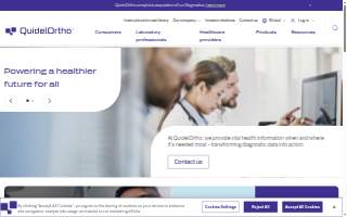 Ortho Care Labs website