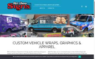 Art Thou Signs website