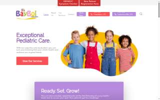 BayBol Pediatrics website