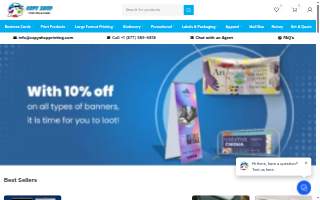 Copy Shop Printing & Signs website