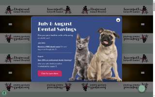Dogwood Animal Hospital website