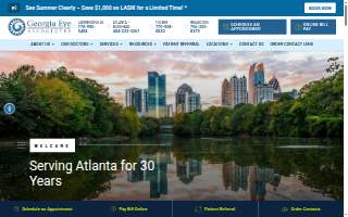 Georgia Eye Associates - Lawrenceville website