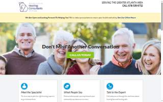 Hearing Consultants of Georgia website