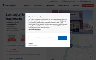 HearingLife of Lawrenceville GA website