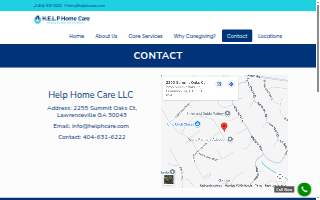 Help Home Care LLC website