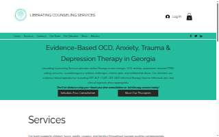 Liberating Counseling Services website