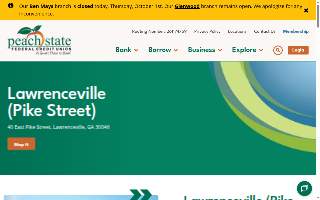 Peach State Federal Credit Union website