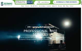 Sesmas Tree Service LLC website