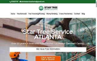 Star Tree Service Atlanta website