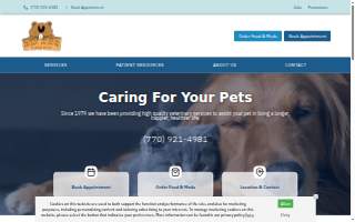 Beaver Crossing Animal Hospital website