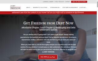 Debt Freedom GA website