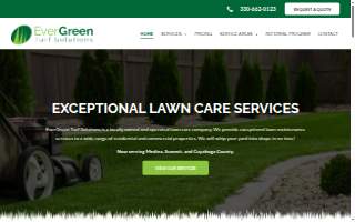 Evergreen Yard Care Inc website