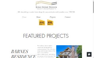 King Home Design of Lilburn website