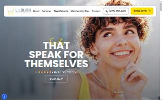 Lilburn Smile Makers Dental website