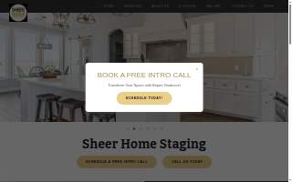 Sheer home staging website