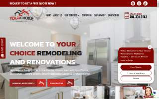 Your Choice Renovations website