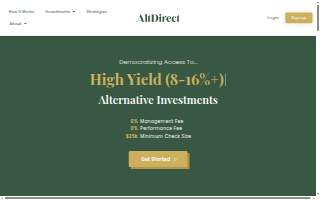 ALT Direct Alarm & Video Surveillance Services website