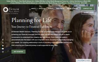 Element Wealth Advisors website