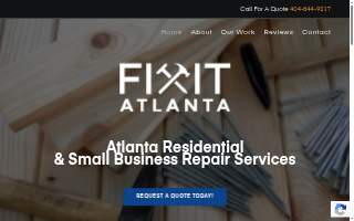 Fix It Atlanta website