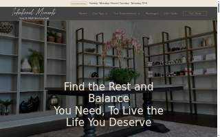 Intentional Moments Spa & Wellness Lounge website