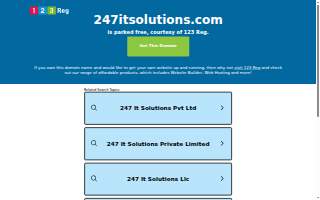 247 IT Solutions website